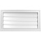 Ekena Millwork Vertical Surface Mount PVC Gable Vent: Functional, w/ 2"W x 2"P Brickmould Sill Frame, 30"W x 16"H GVPVE30X1603SF - alternate 1